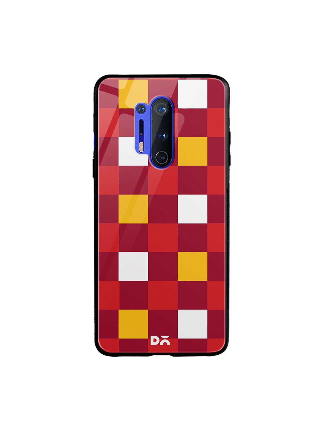 

DailyObjects Red & Yellow Quartet Checks 2 OnePlus 8 Pro Glass Case