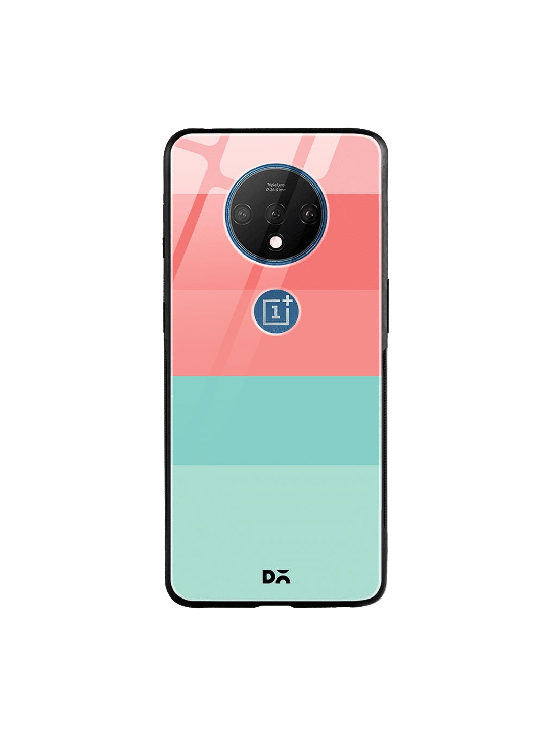 

DailyObjects Green & Pink Pastel Quin OnePlus 7T Glass Case