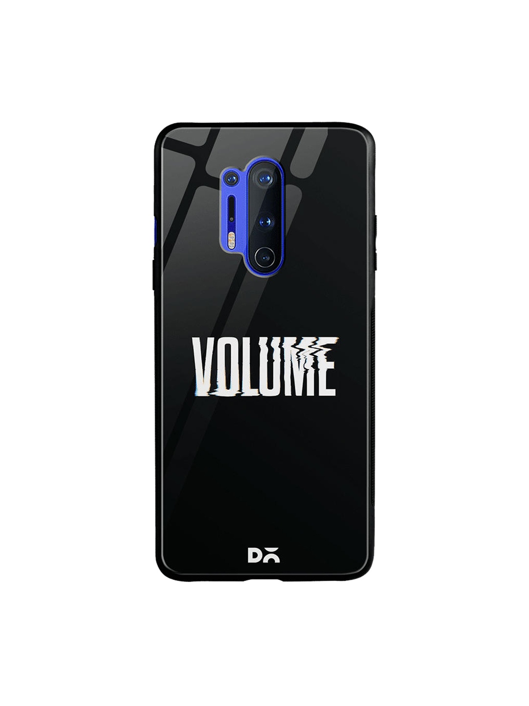 DailyObjects Black & White Max Volume OnePlus 8 Pro Glass Case