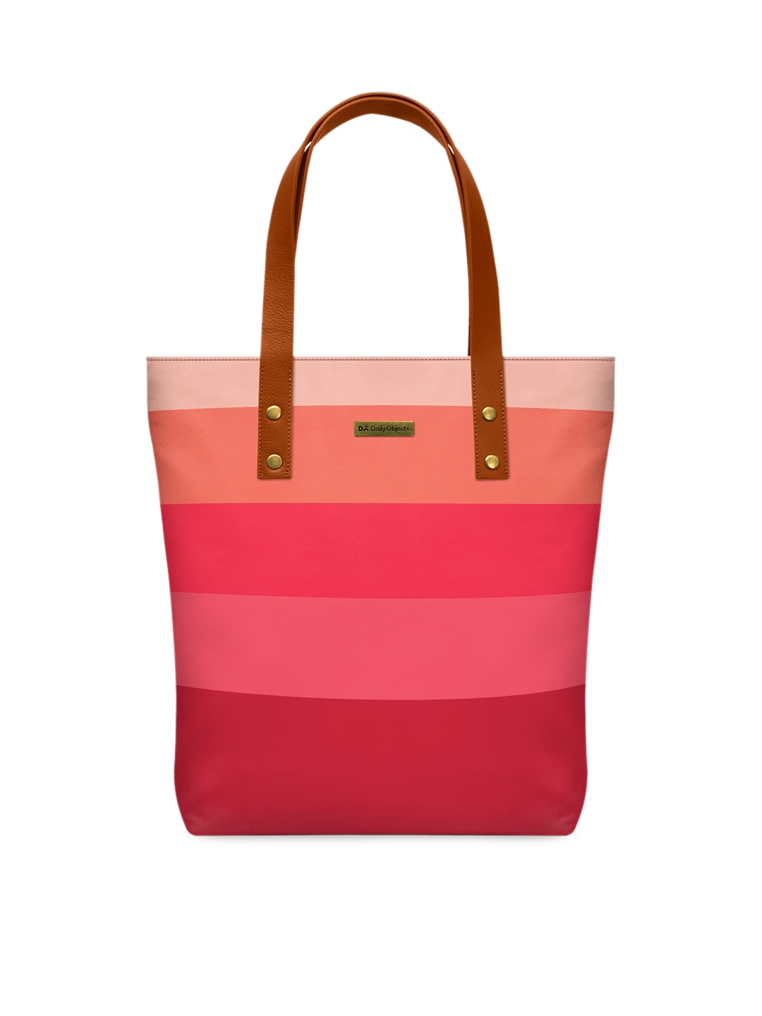 DailyObjects Multicoloured Striped Tote Bag, Multi