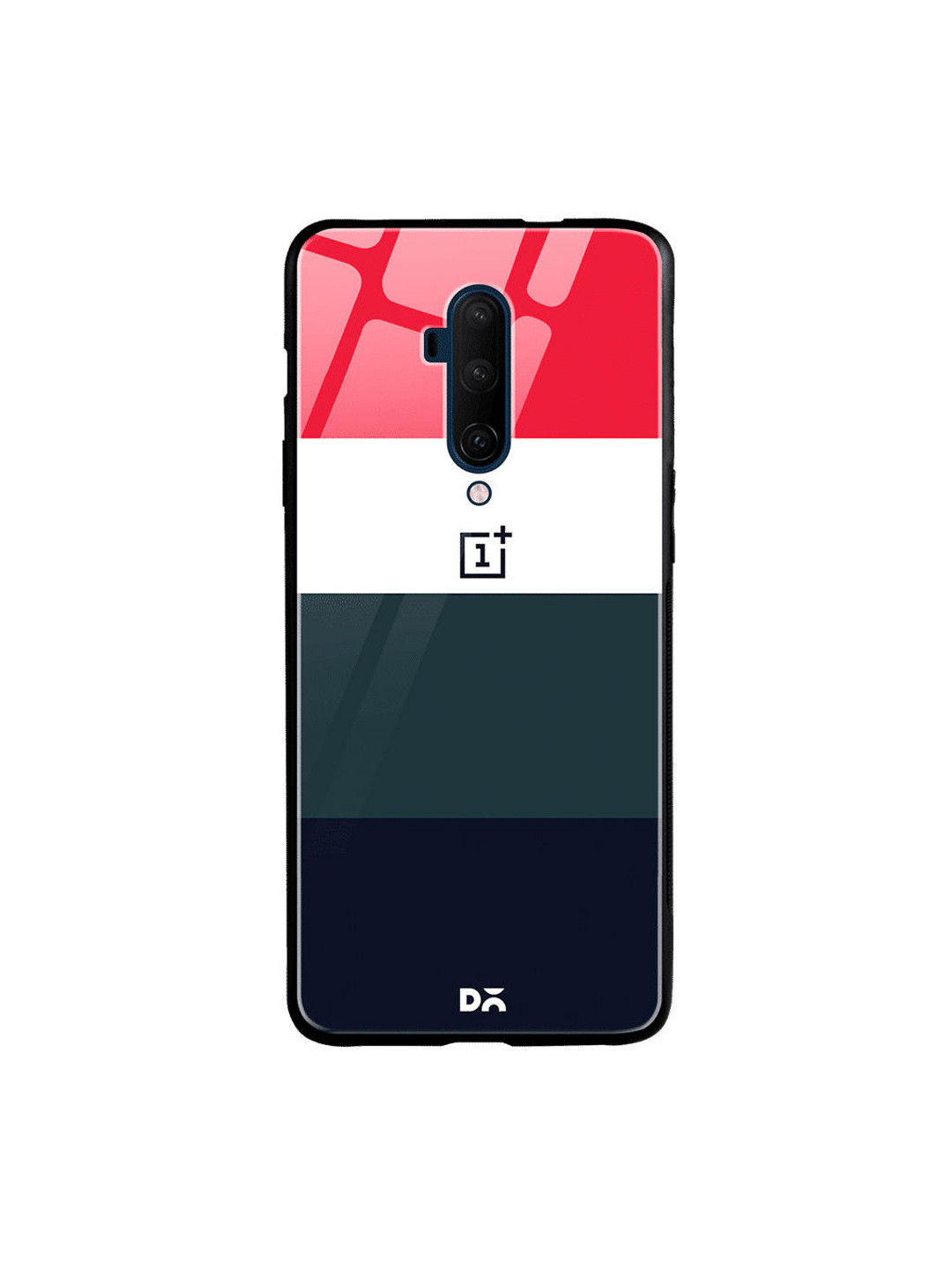 

DailyObjects Navy Blue & Green Deep Quad OnePlus 7T Pro Glass Case