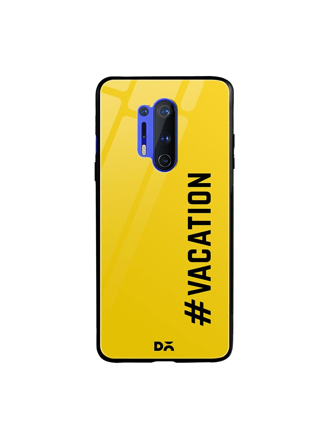 

DailyObjects Yellow & Black Vacationing OnePlus 8 Pro Glass Case