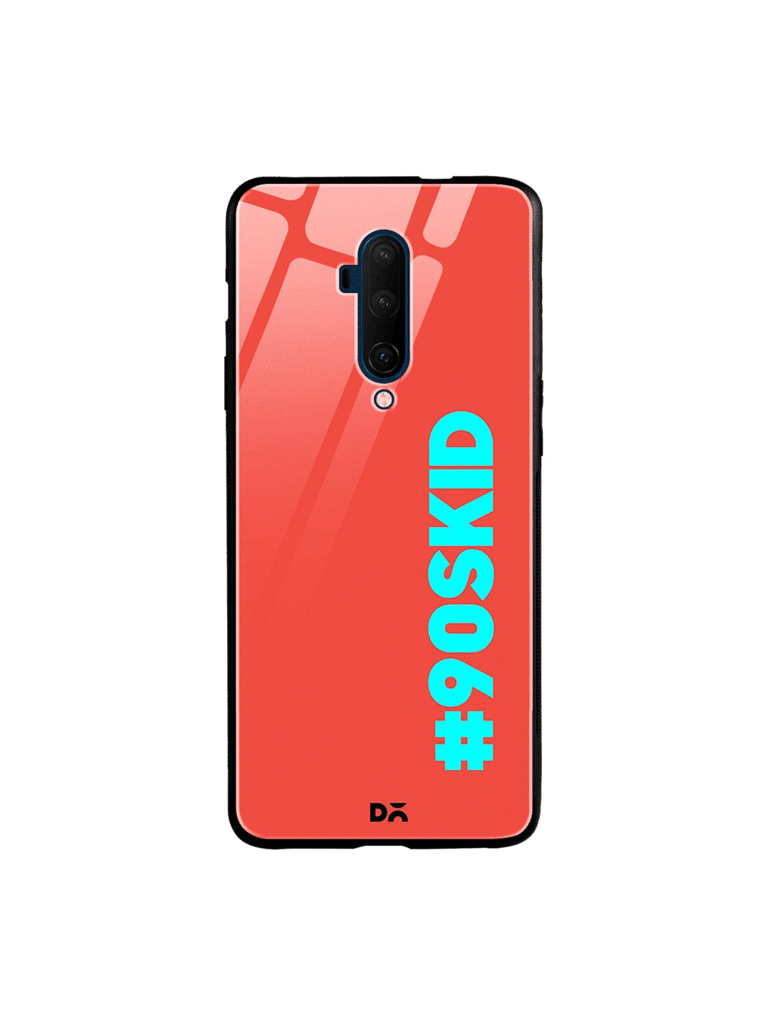 

DailyObjects Red & Blue 90s Kid OnePlus 7 Pro Glass Case
