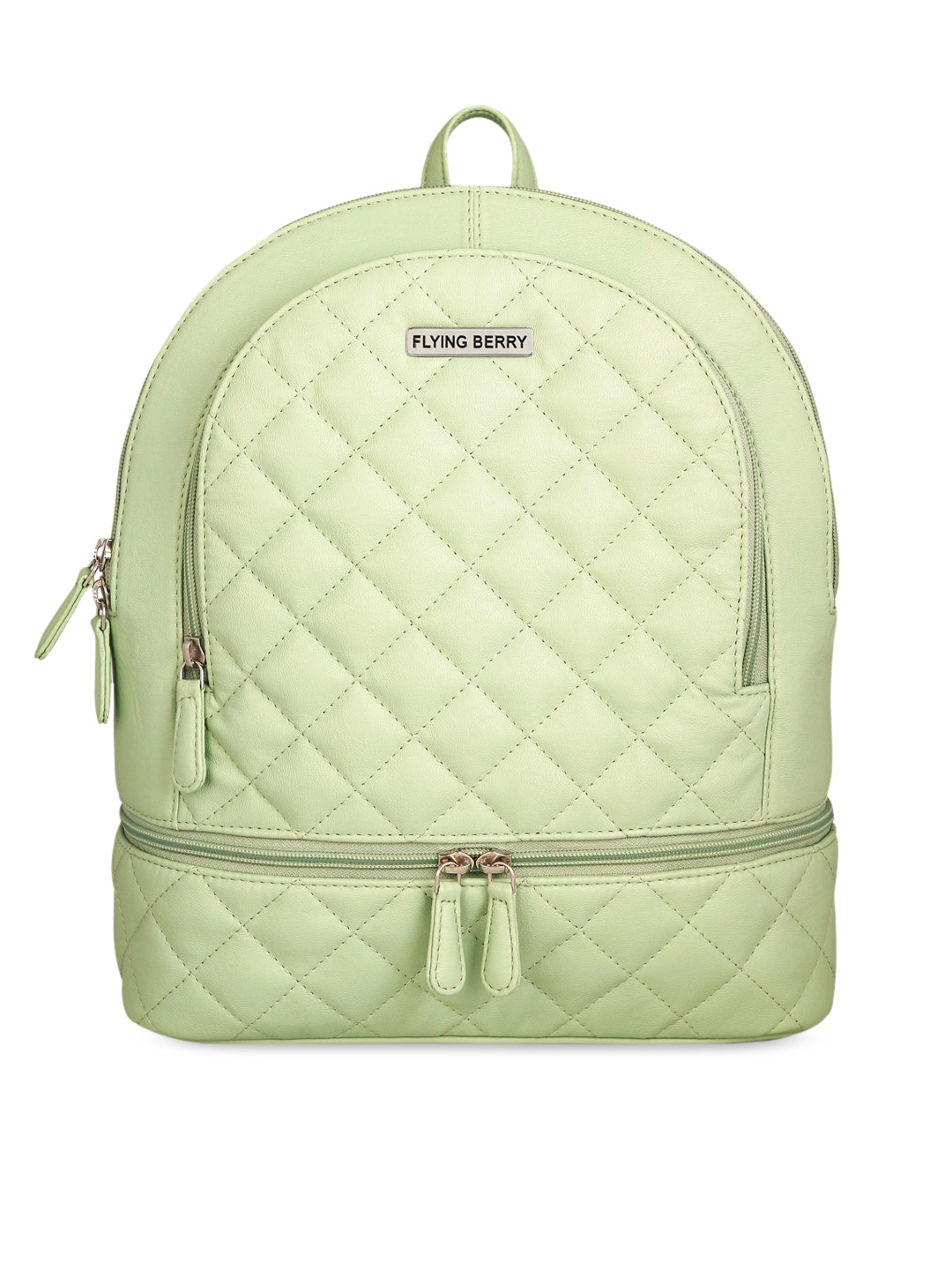 

FLYING BERRY Women Green Solid Backpack