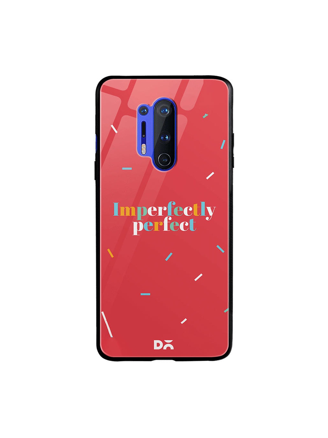 

DailyObjects Red & Blue Perfect OnePlus 8 Pro Glass Cover