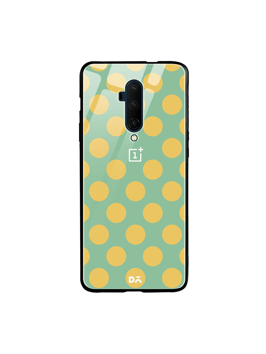 

DailyObjects Green & Yellow Polka OnePlus 7 Pro Glass Case