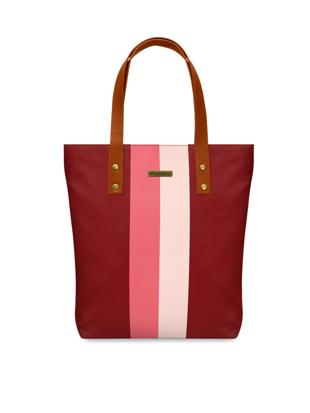 

DailyObjects Maroon & Cream-Coloured Striped Shoulder Bag