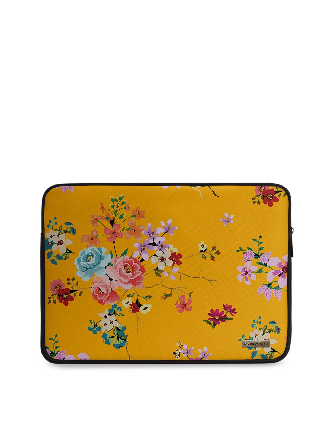 

DailyObjects Unisex Mustard Yellow Floral Printed 13 Inch Laptop Sleeve