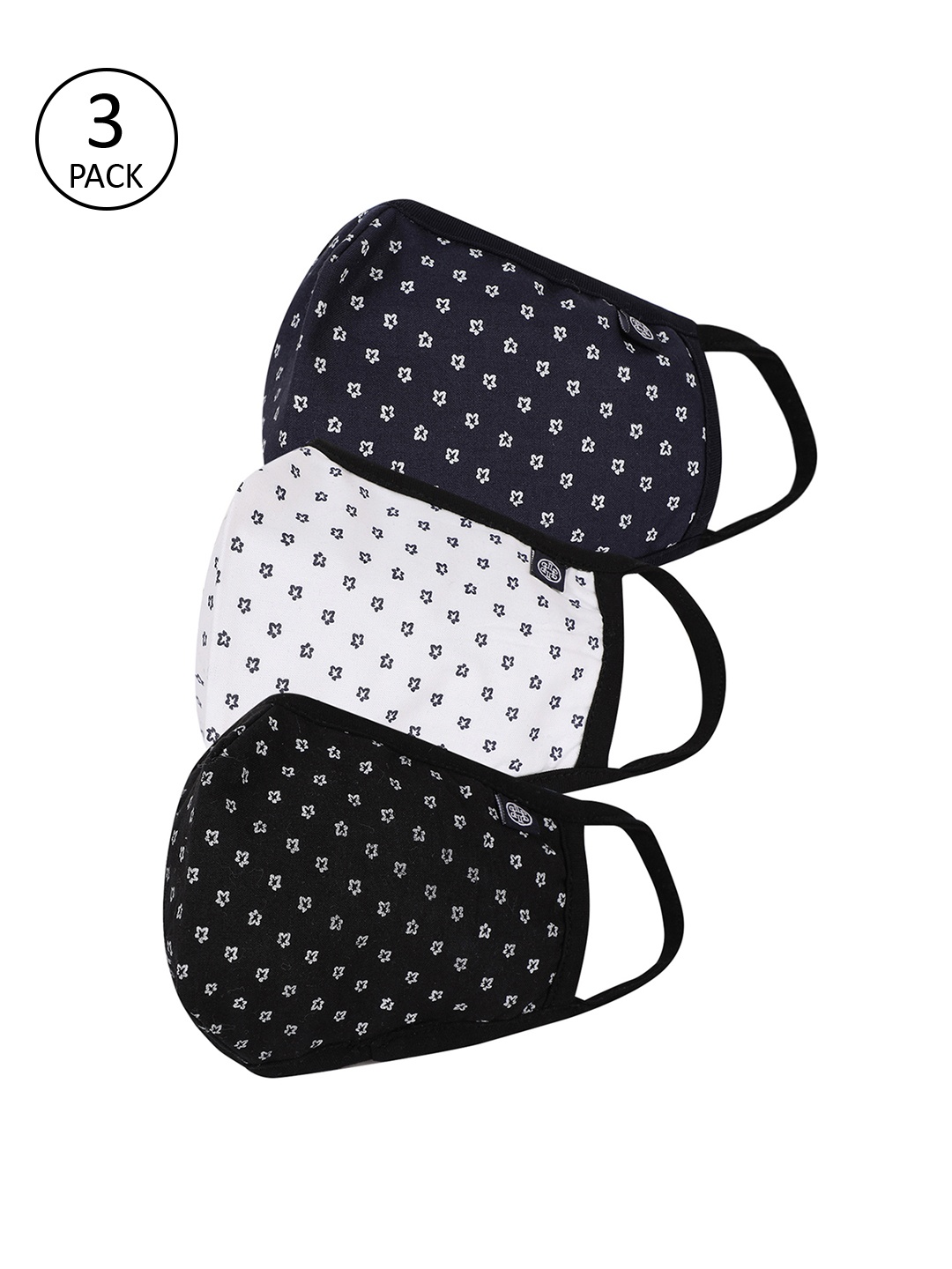 

Lino Perros Unisex Pack Of 3 Resuable 3-Layer Outdoor Mask, Multi