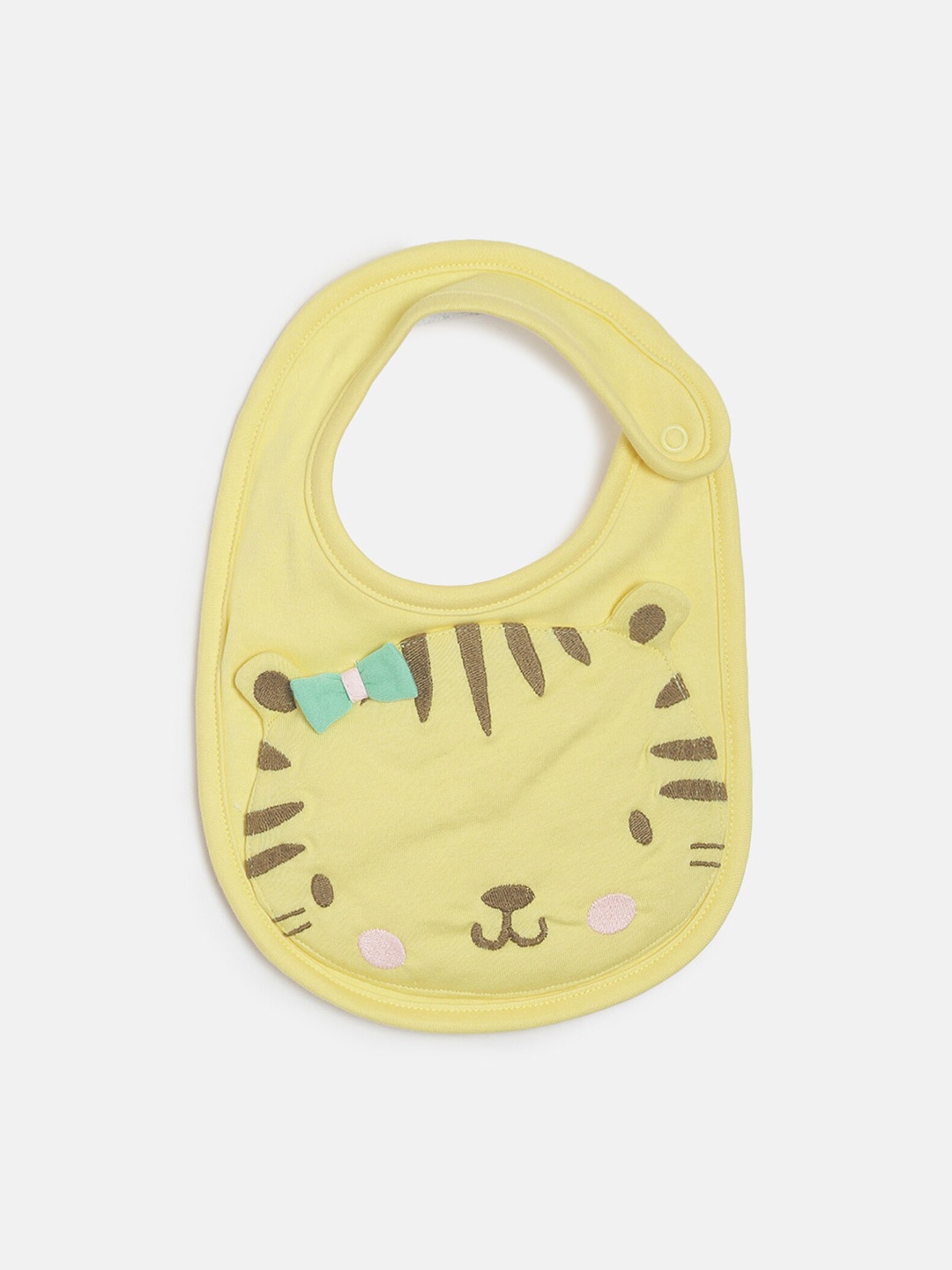 

MINI KLUB Infants Yellow Tiger Printed Bib