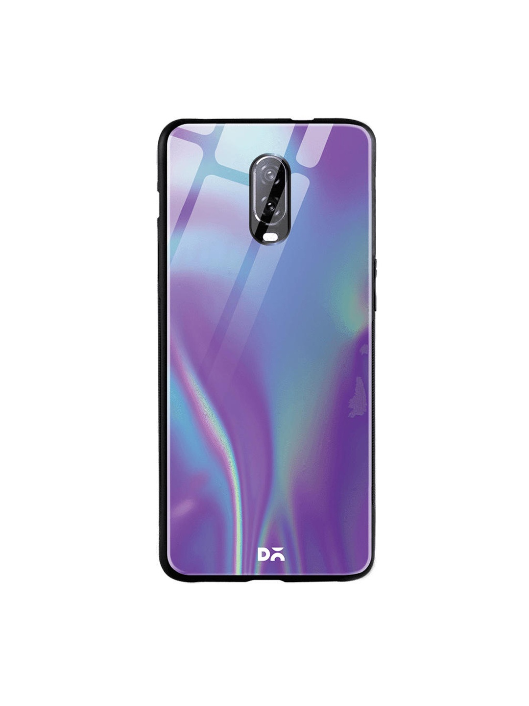 

DailyObjects Blue & Purple Holo Satin OnePlus 6T Glass Case