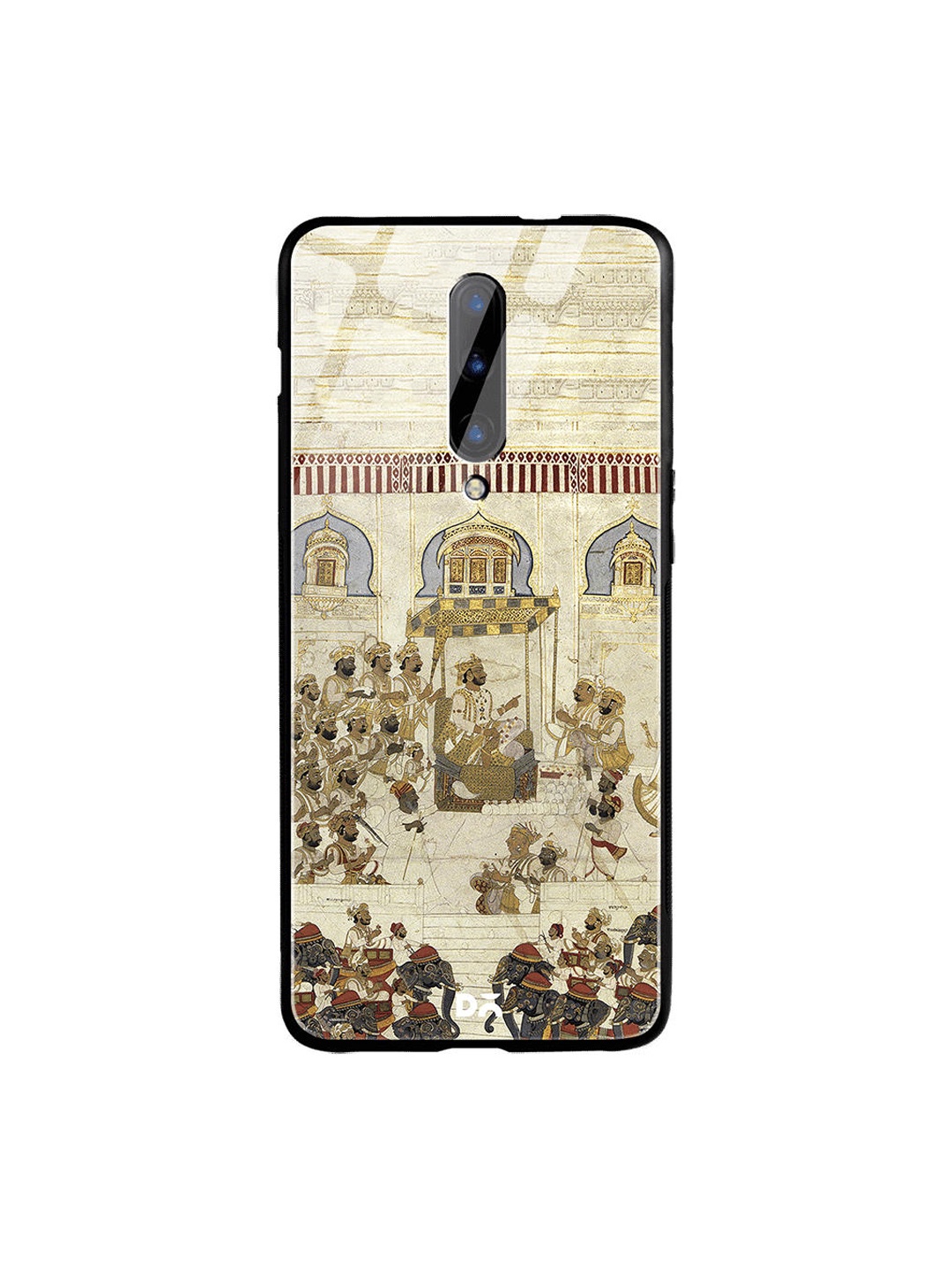 

DailyObjects Grey & Beige Royal Decree OnePlus 7 Pro Glass Case