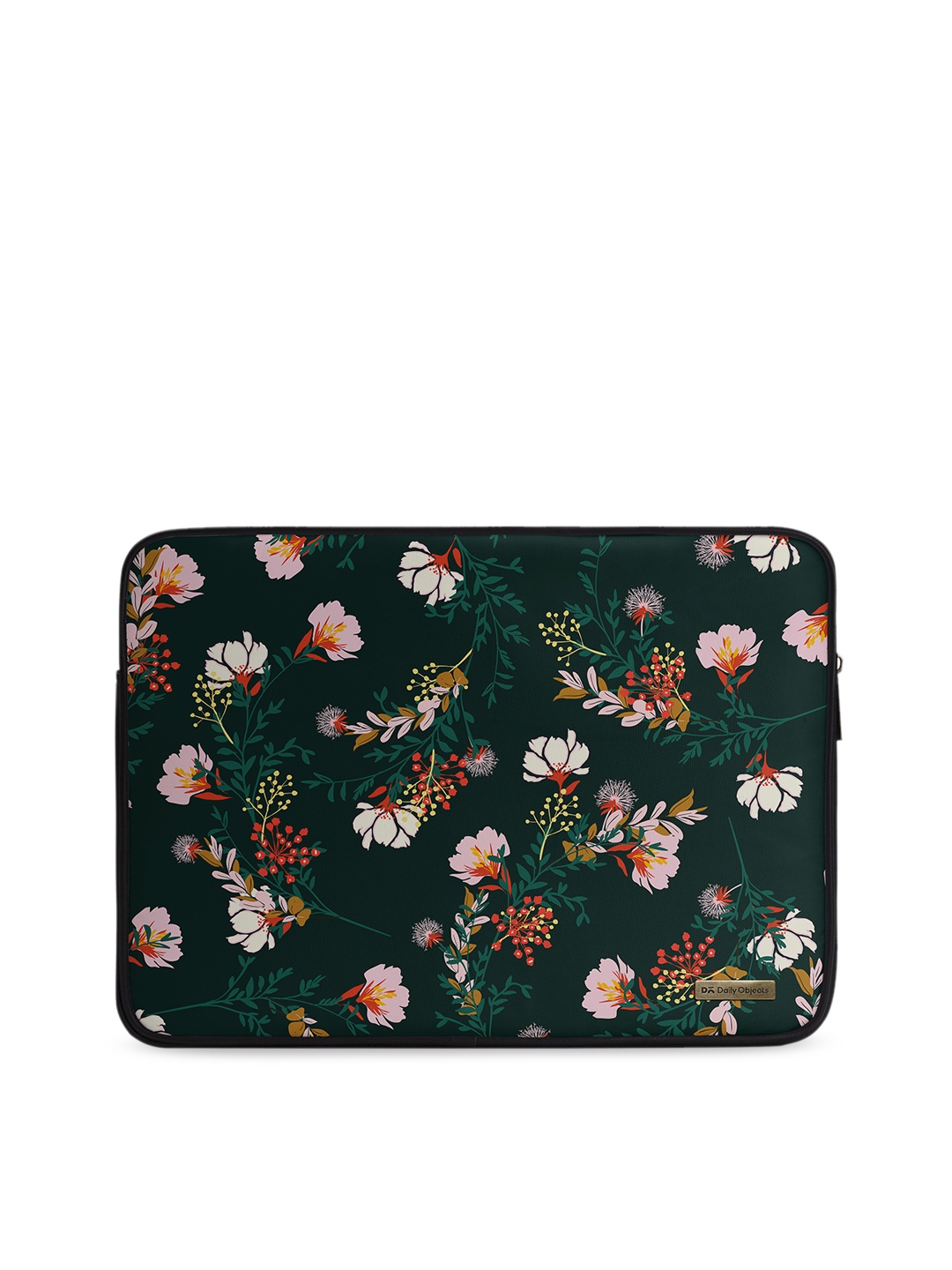 DailyObjects Unisex Green & Pink Printed Laptop Sleeve