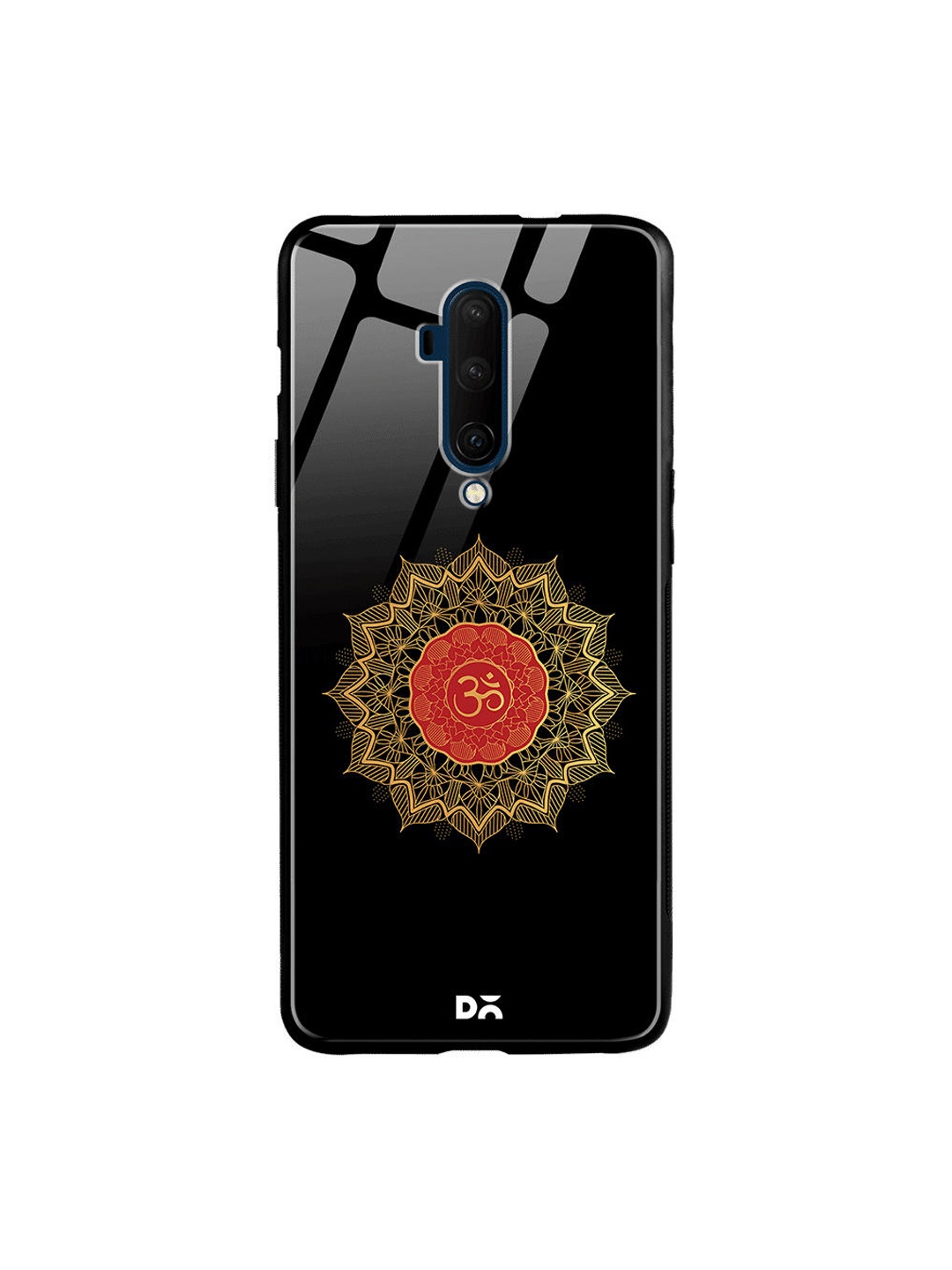

DailyObjects Black & Brown OM Aura OnePlus 7T Pro Glass Case