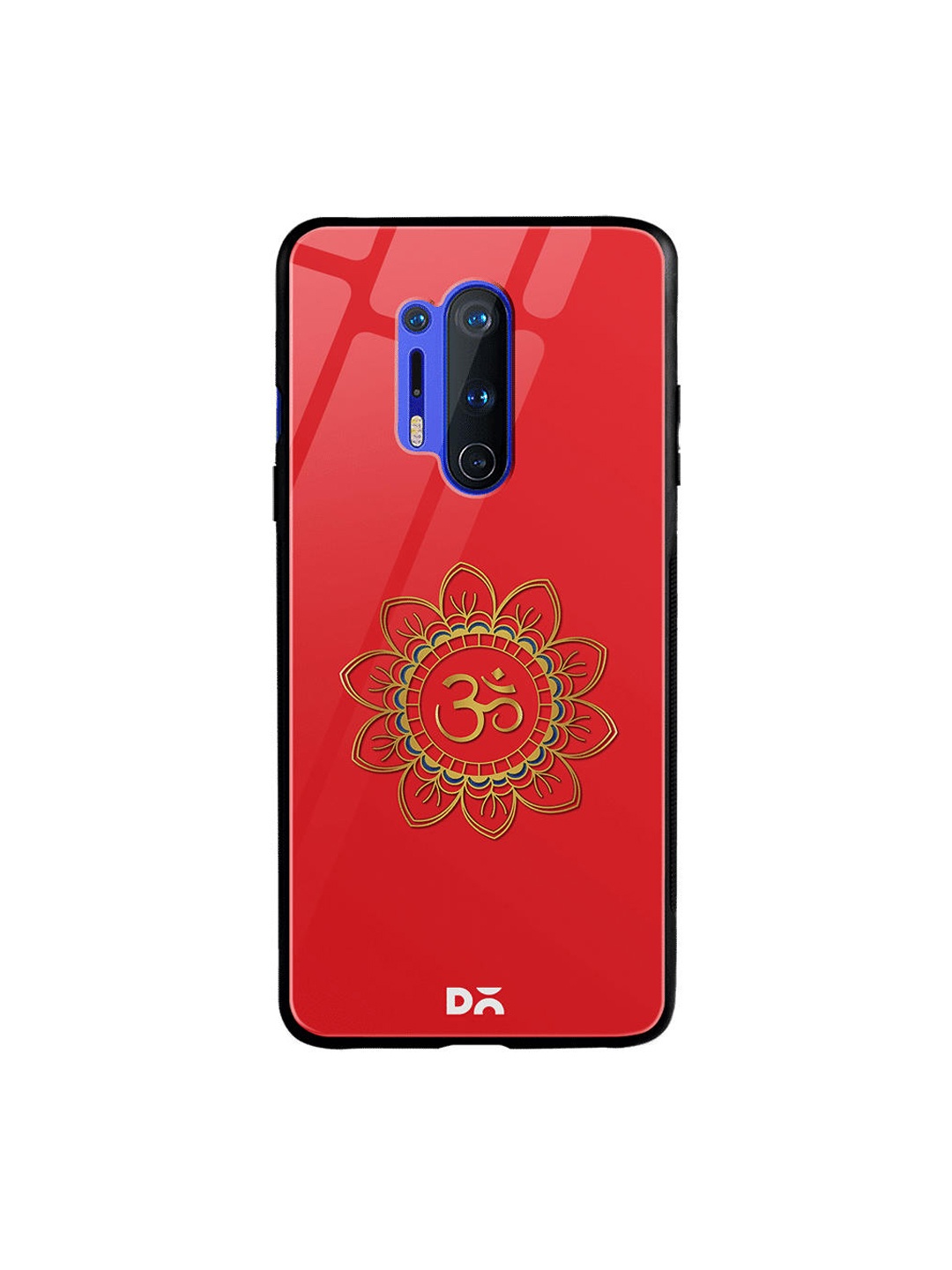 

DailyObjects Red & Yellow OM OnePlus 8 Pro Glass Case
