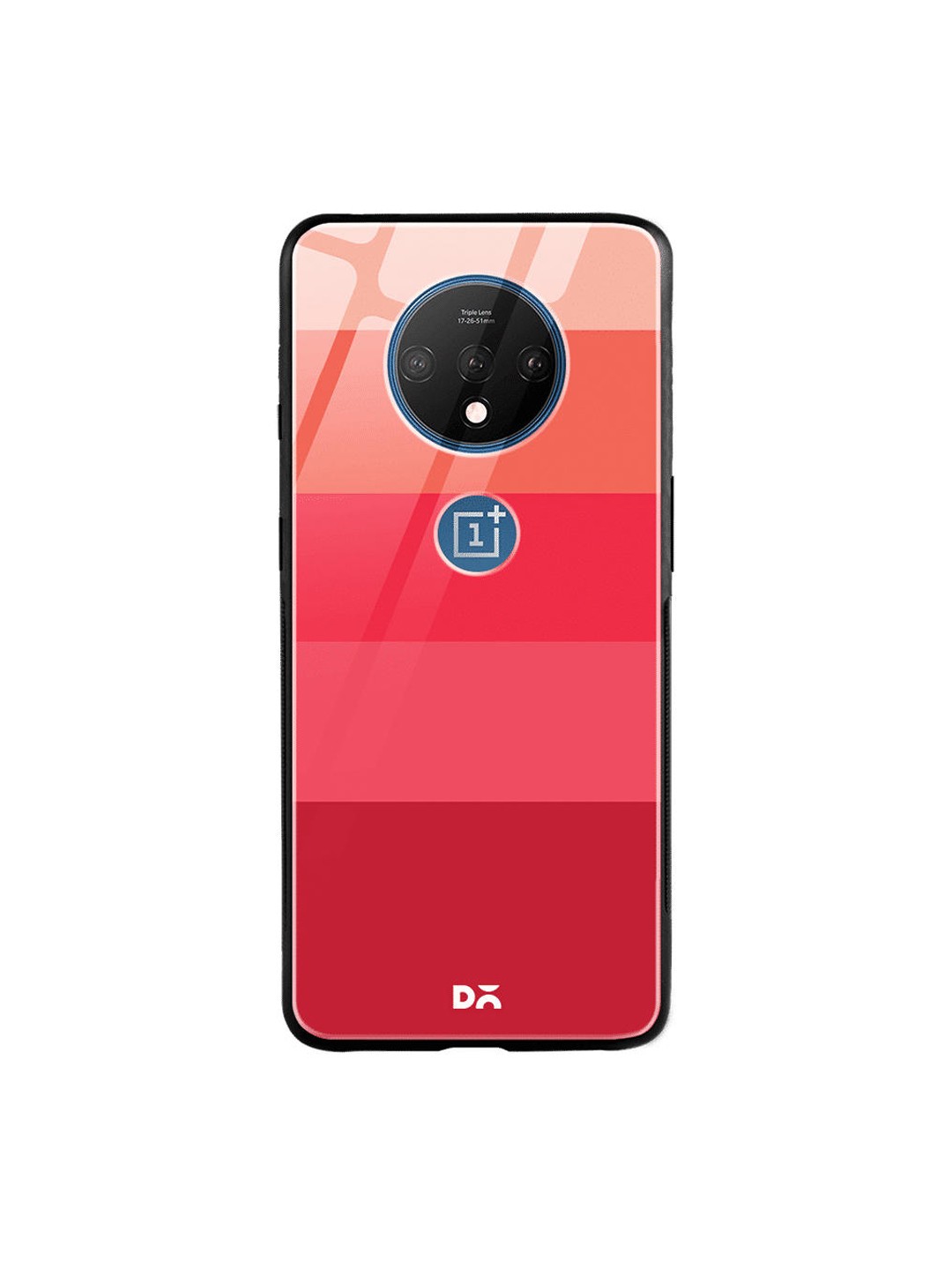 

DailyObjects Red & Pink Berry Quin OnePlus 7T Glass Cover