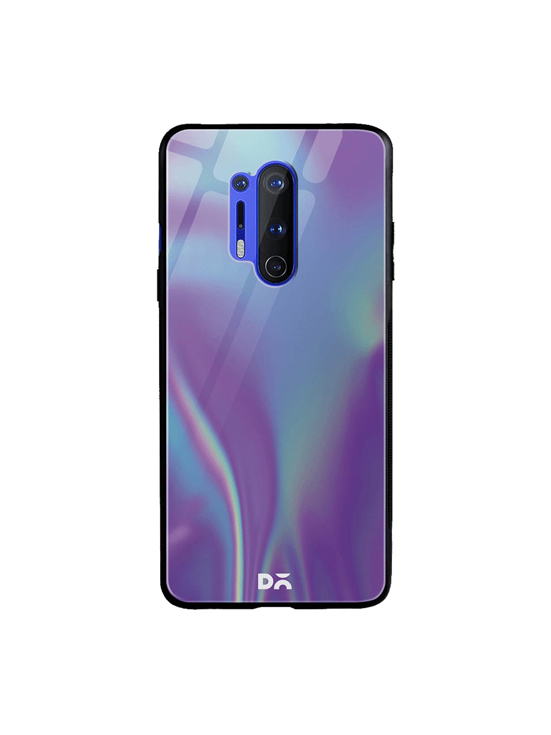 

DailyObjects Blue & Purple Holo Satin OnePlus 8 Pro Glass Case