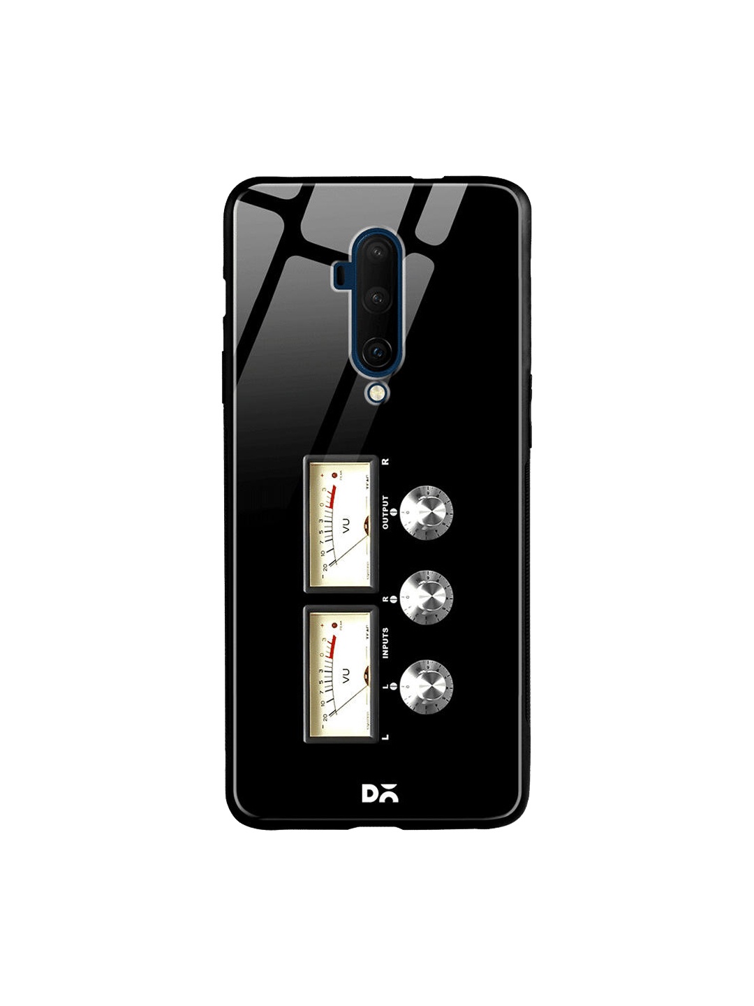 

DailyObjects Black & Off-White Amp OnePlus 7T Pro Glass Case