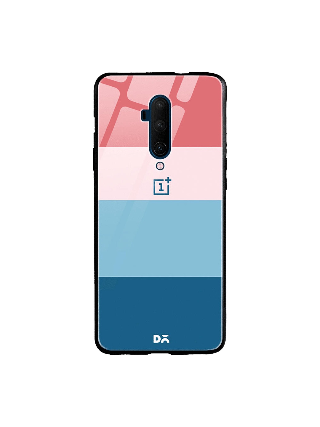 

DailyObjects Blue & Pink Candy Quad OnePlus 7 Pro Glass Case