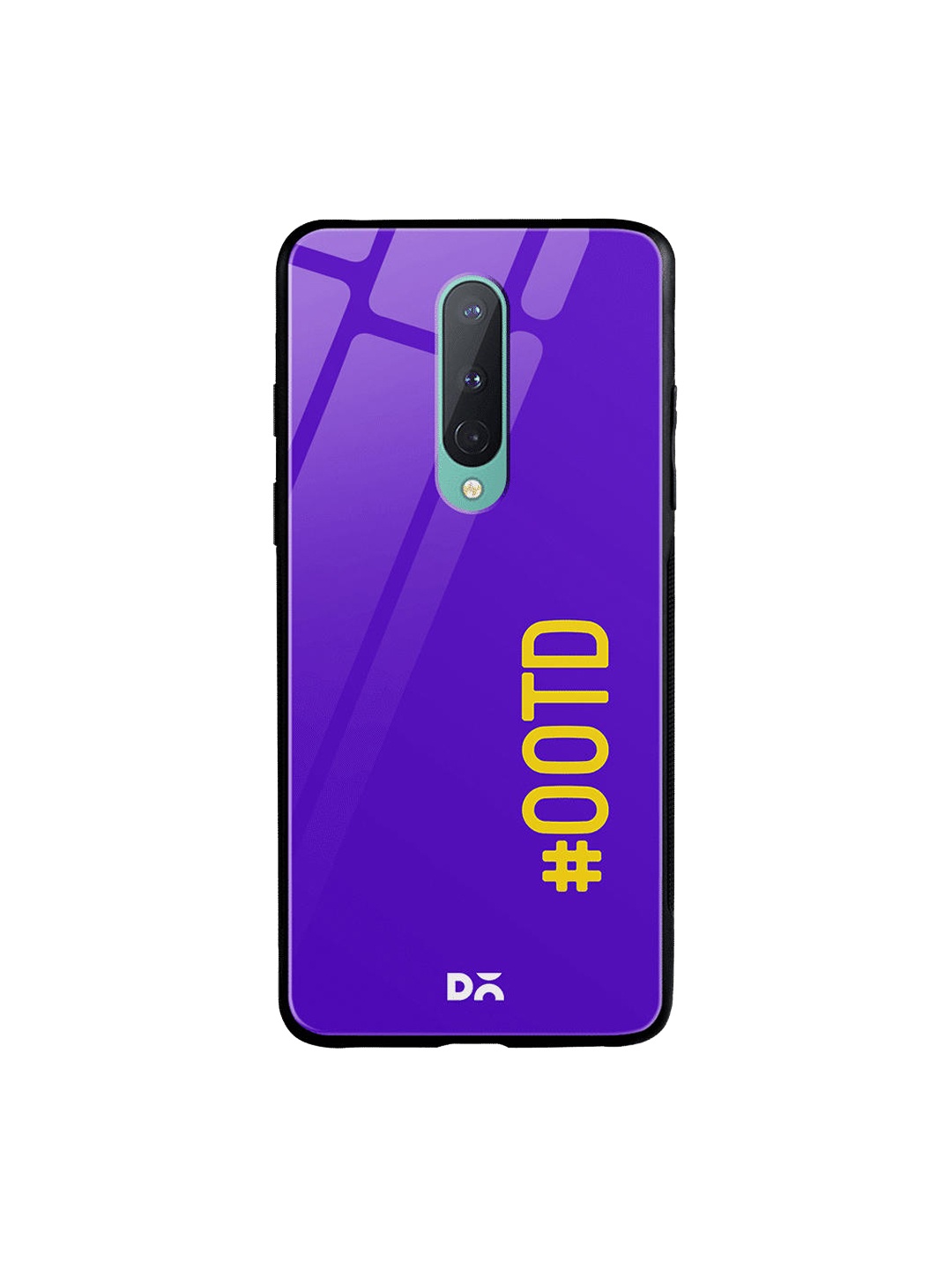 

DailyObjects Purple & Yellow OOTD OnePlus 8 Glass Cover