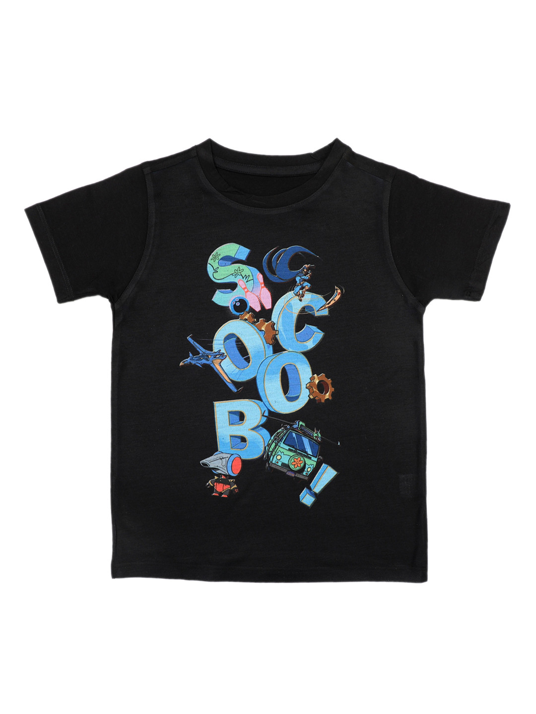 

Scooby-Doo Boys Black Printed Round Neck T-shirt