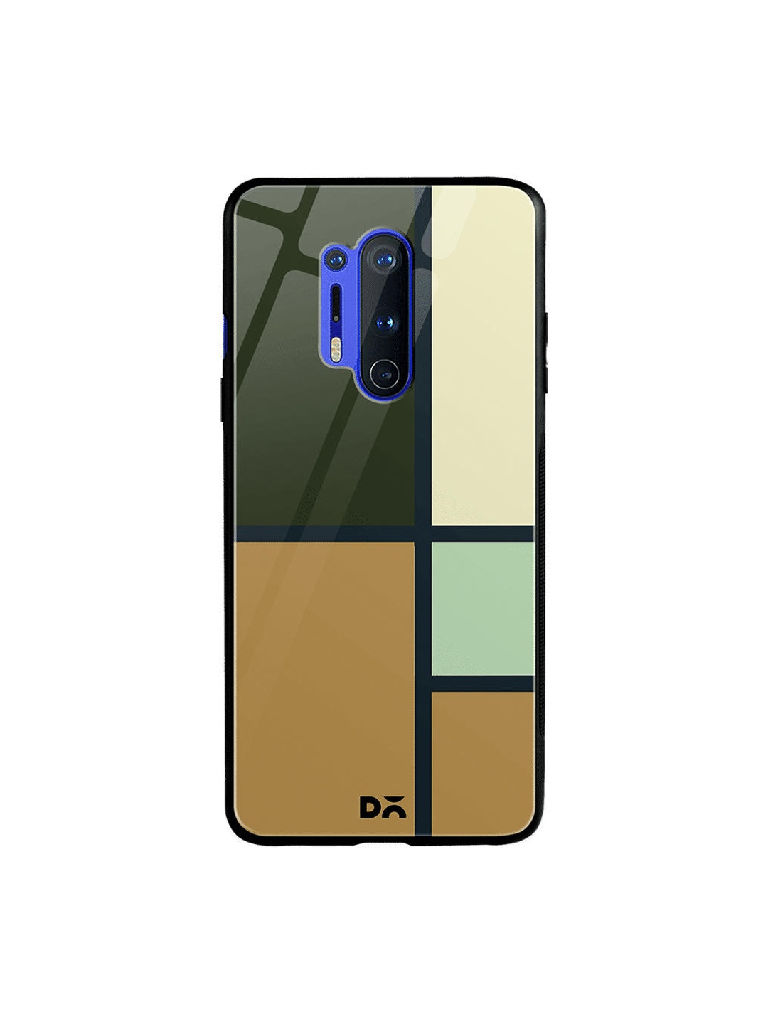 DailyObjects Green & Brown Window OnePlus 8 Pro Glass Case