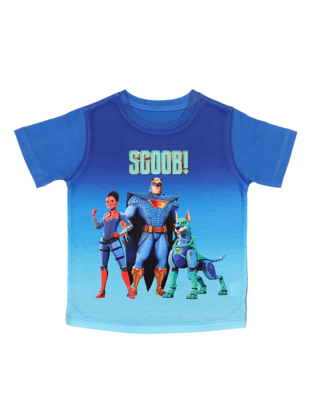 

Scooby-Doo Boys Blue Printed Round Neck T-shirt