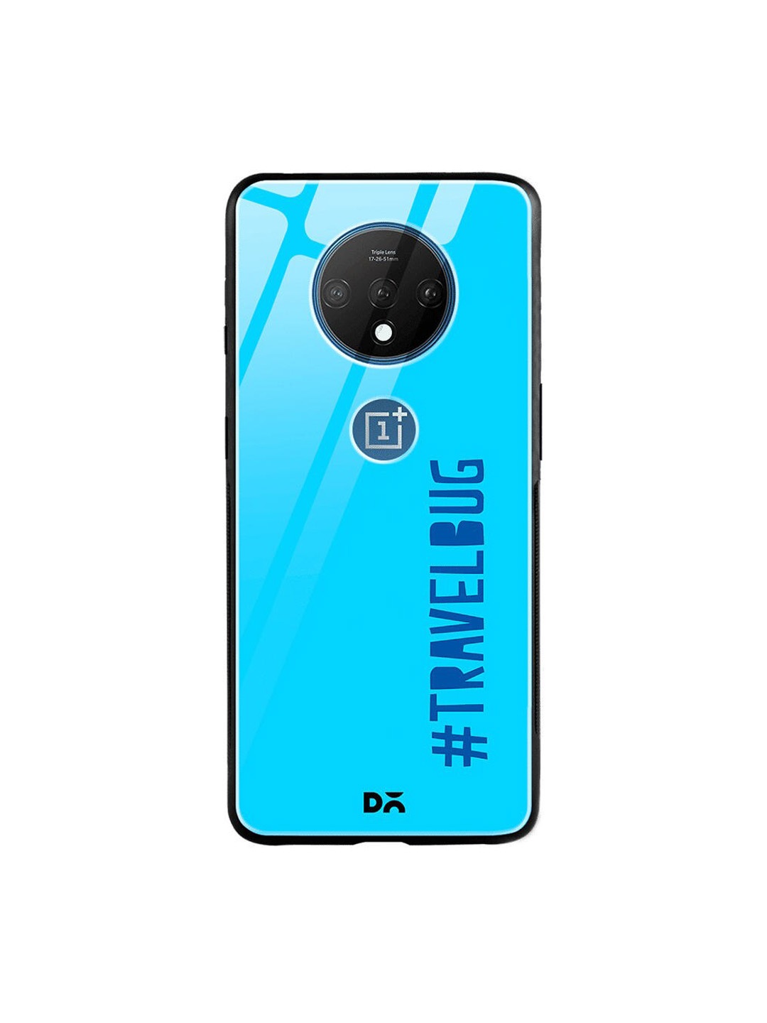 

DailyObjects Blue Travel Bug OnePlus 7T Glass Case