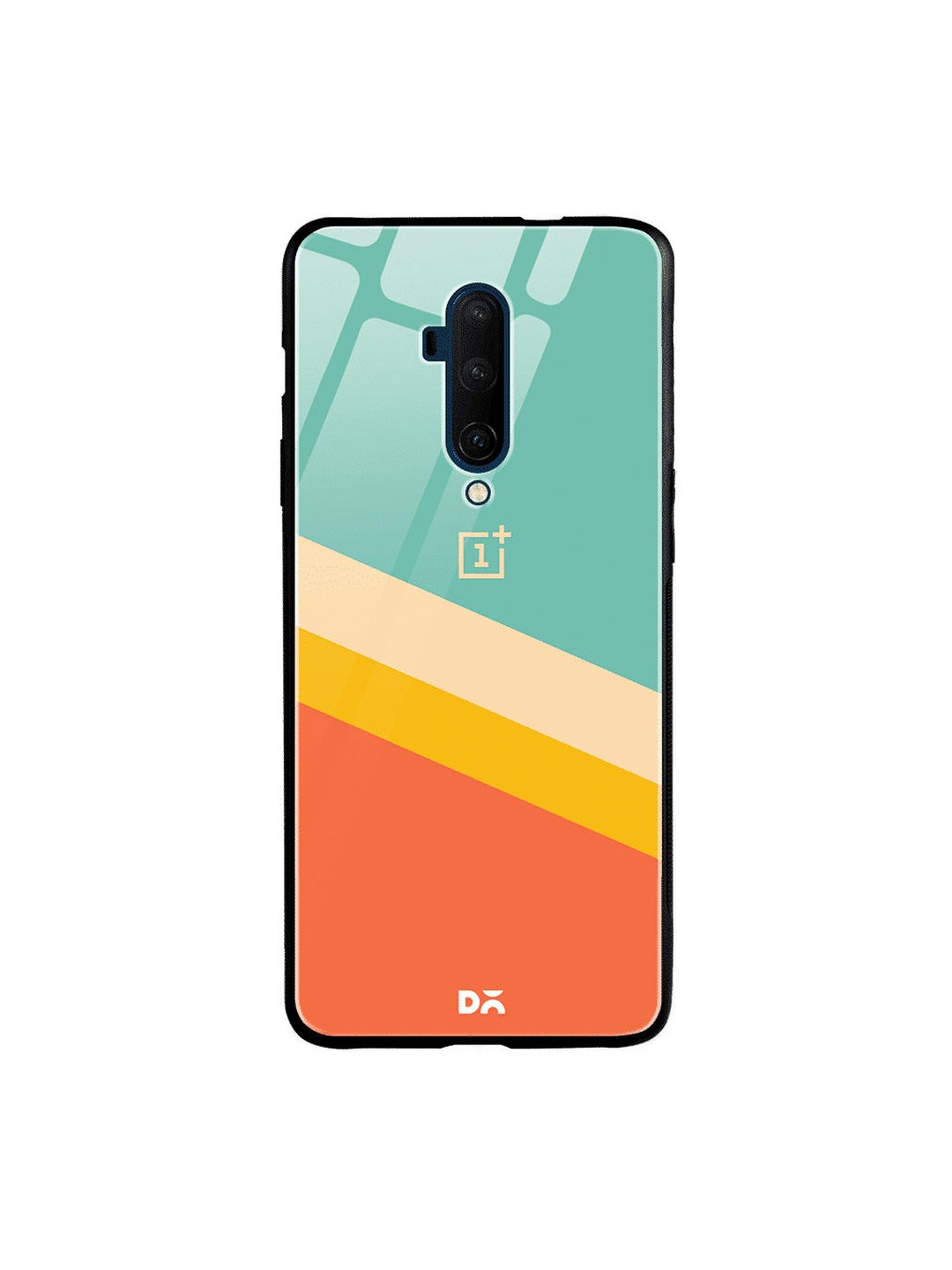 

DailyObjects Green & Orange Tropical Angles OnePlus 7 Pro Glass Case