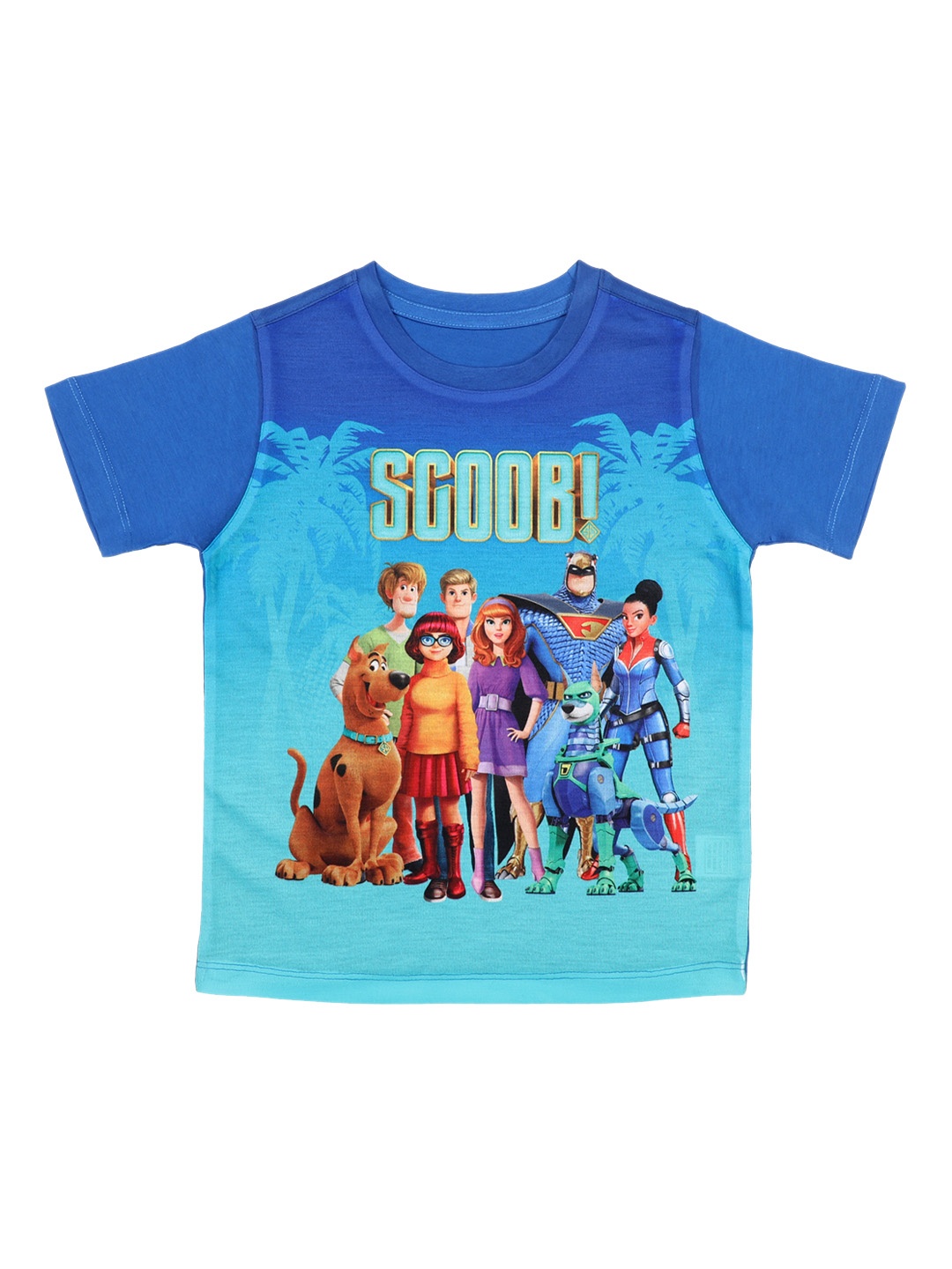 

Scooby-Doo Boys Blue Printed Round Neck T-shirt