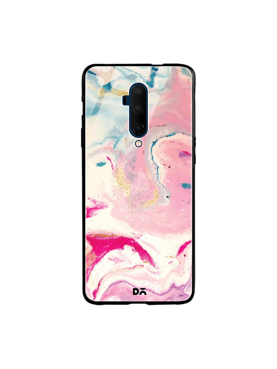 

DailyObjects Pink & Cream-Coloured Shades Of Marble OnePlus 7 Pro Glass Case