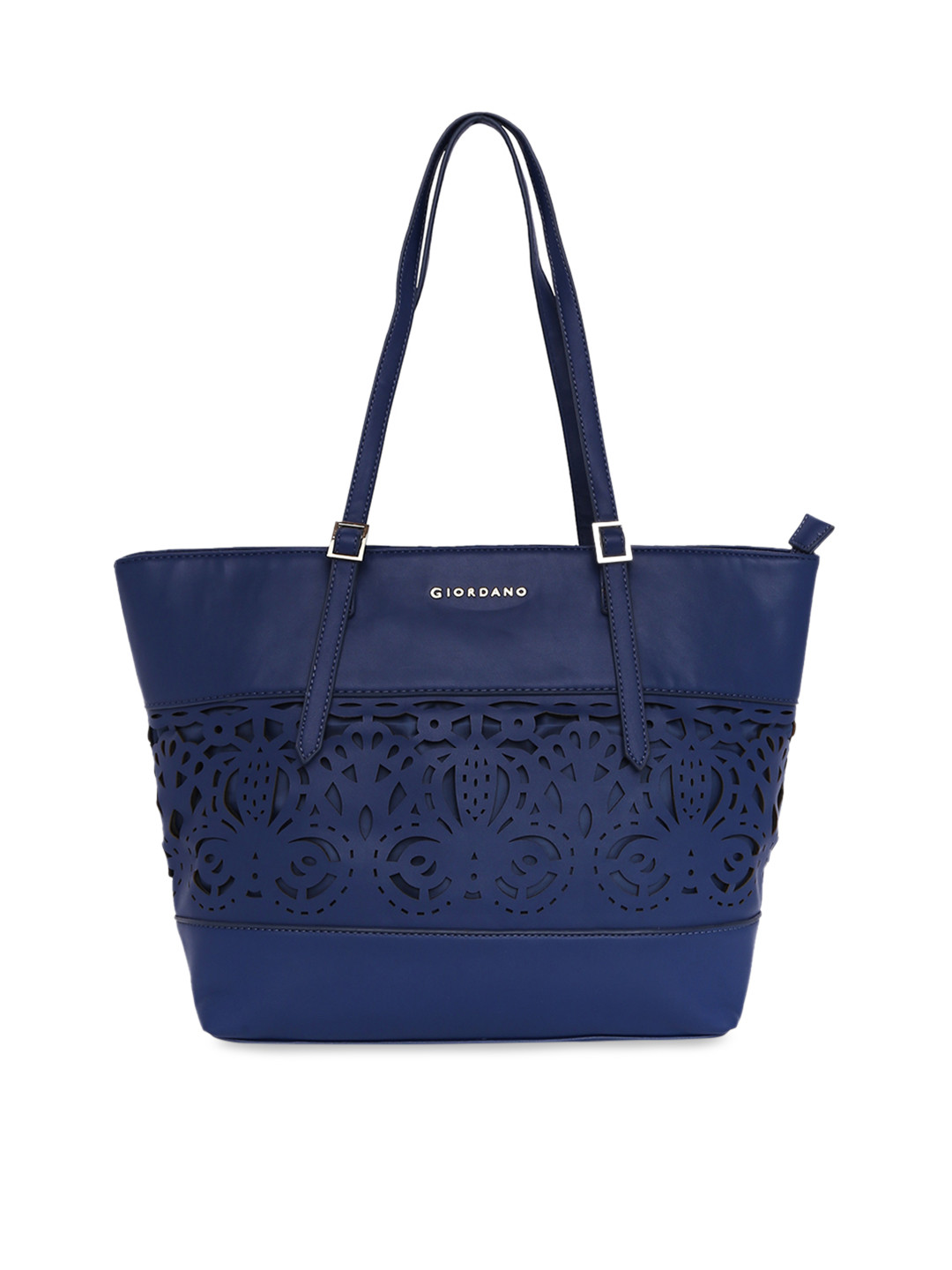 

GIORDANO Women Blue Self Design Shoulder Bag