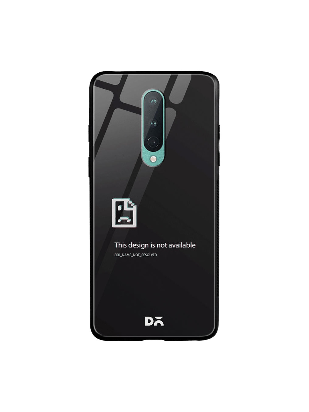 

DailyObjects Black & White Wallpaper Unavailable OnePlus 8 Glass Case