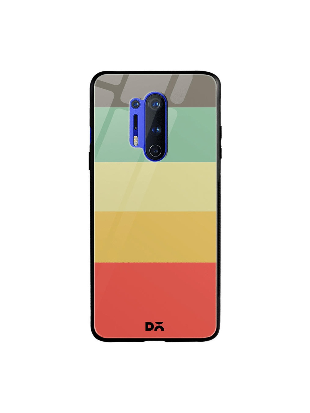 

DailyObjects Pink & Yellow Rainbow Quin OnePlus 8 Pro Glass Case
