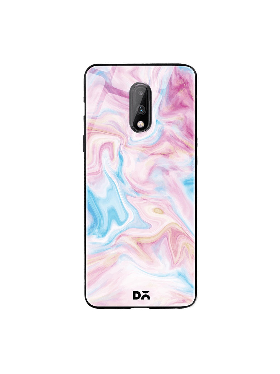 

DailyObjects Pink & Beige Pastel Marble OnePlus 7 Glass Cover