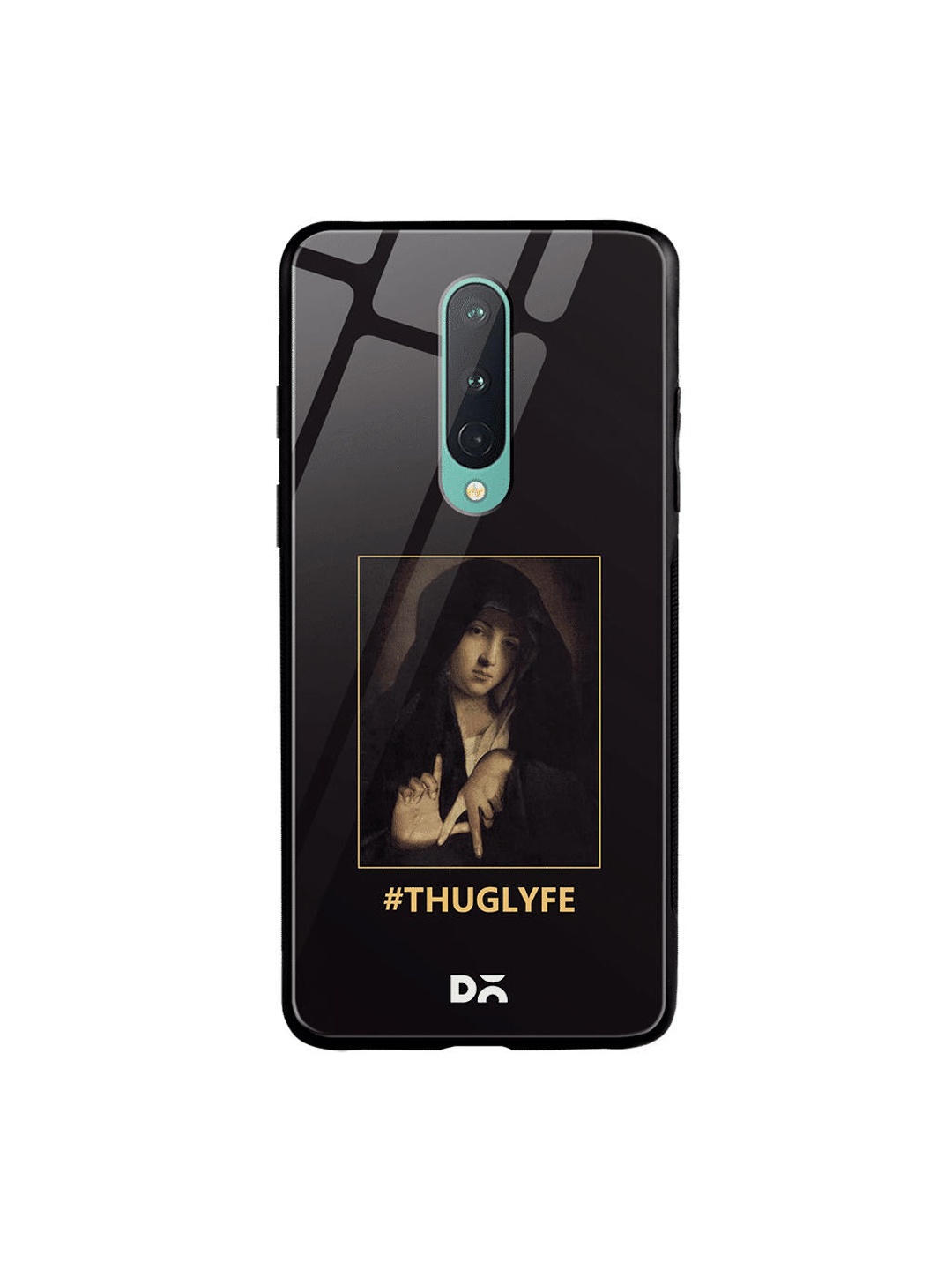 

DailyObjects Black & Brown Thug Lyfe OnePlus 8 Glass Case