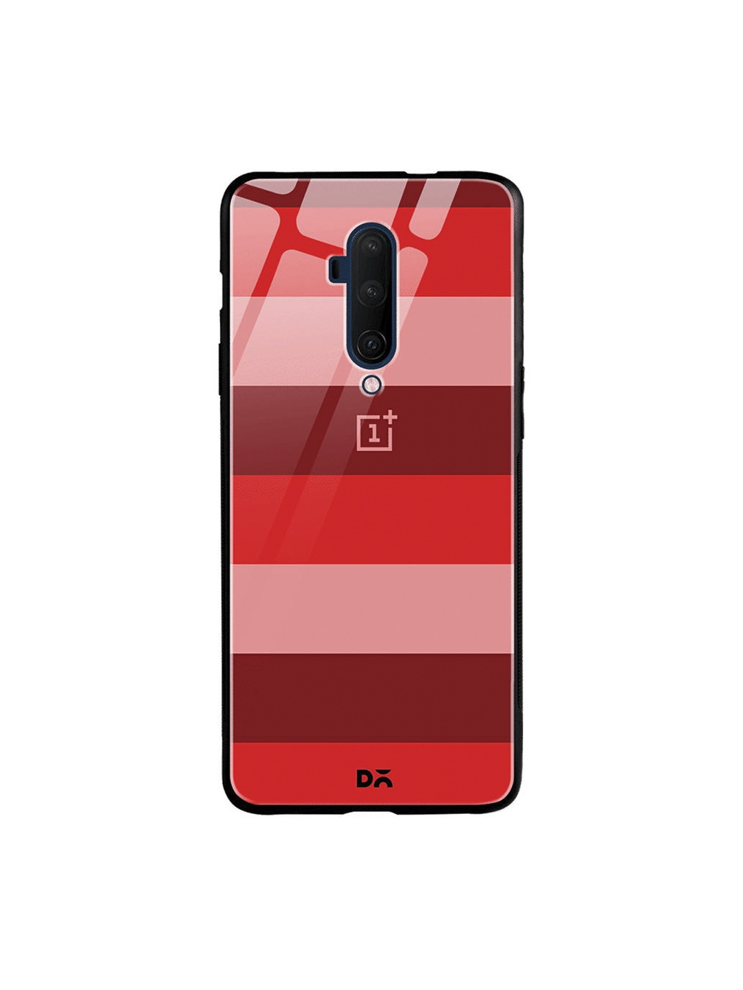 

DailyObjects Red & Maroon Berry Lines OnePlus 7T Pro Glass Case