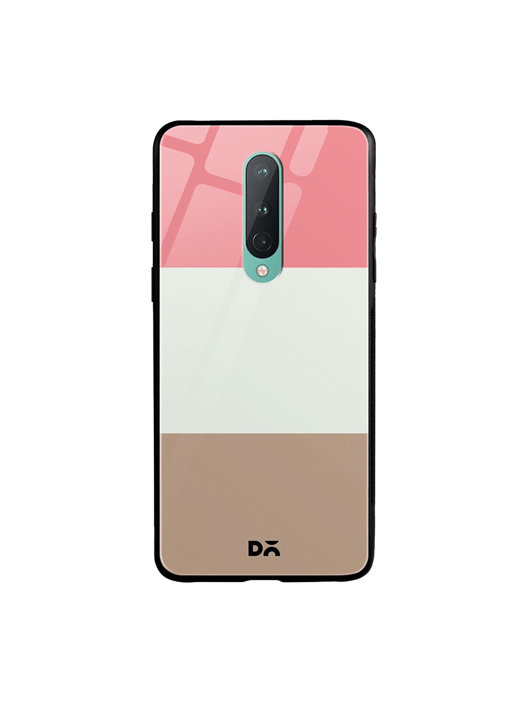 

DailyObjects Pink & White Triplet OnePlus 8 Glass Case