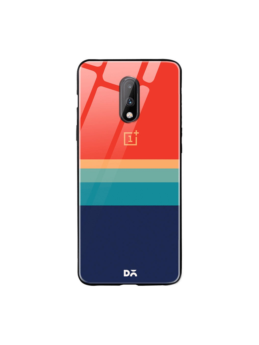 

DailyObjects Red & Yellow OnePlus 7 Glass Case