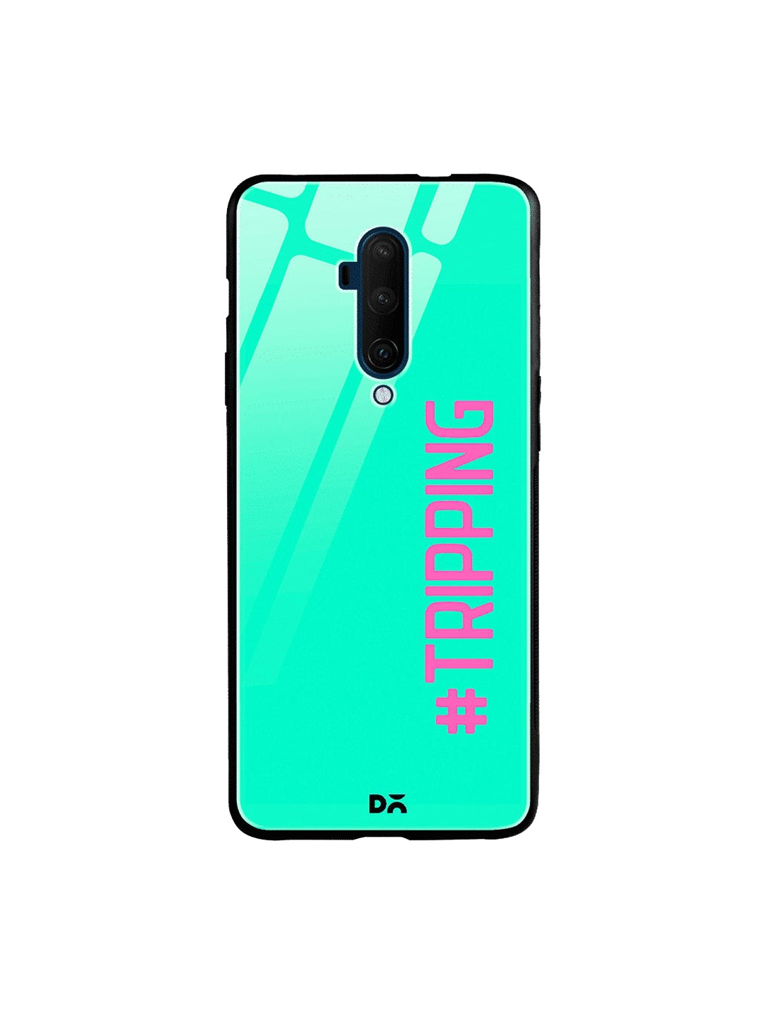 

DailyObjects Green & Pink Tripping OnePlus 7 Pro Glass Case