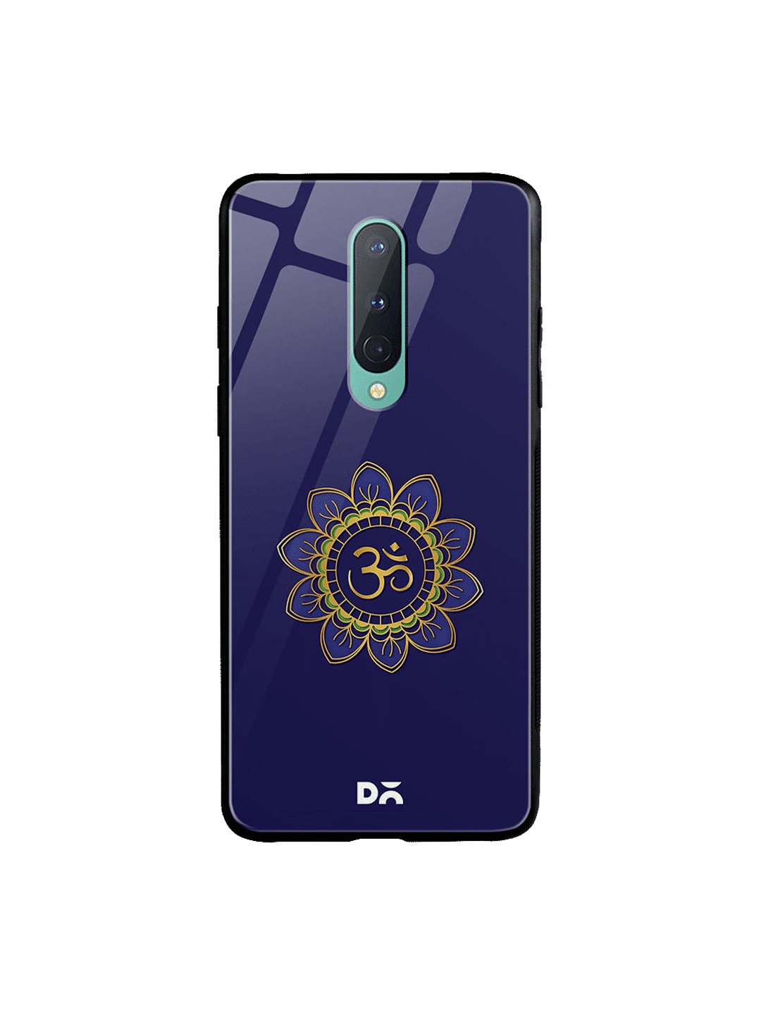

DailyObjects Blue & Yellow OM OnePlus 8 Glass Case
