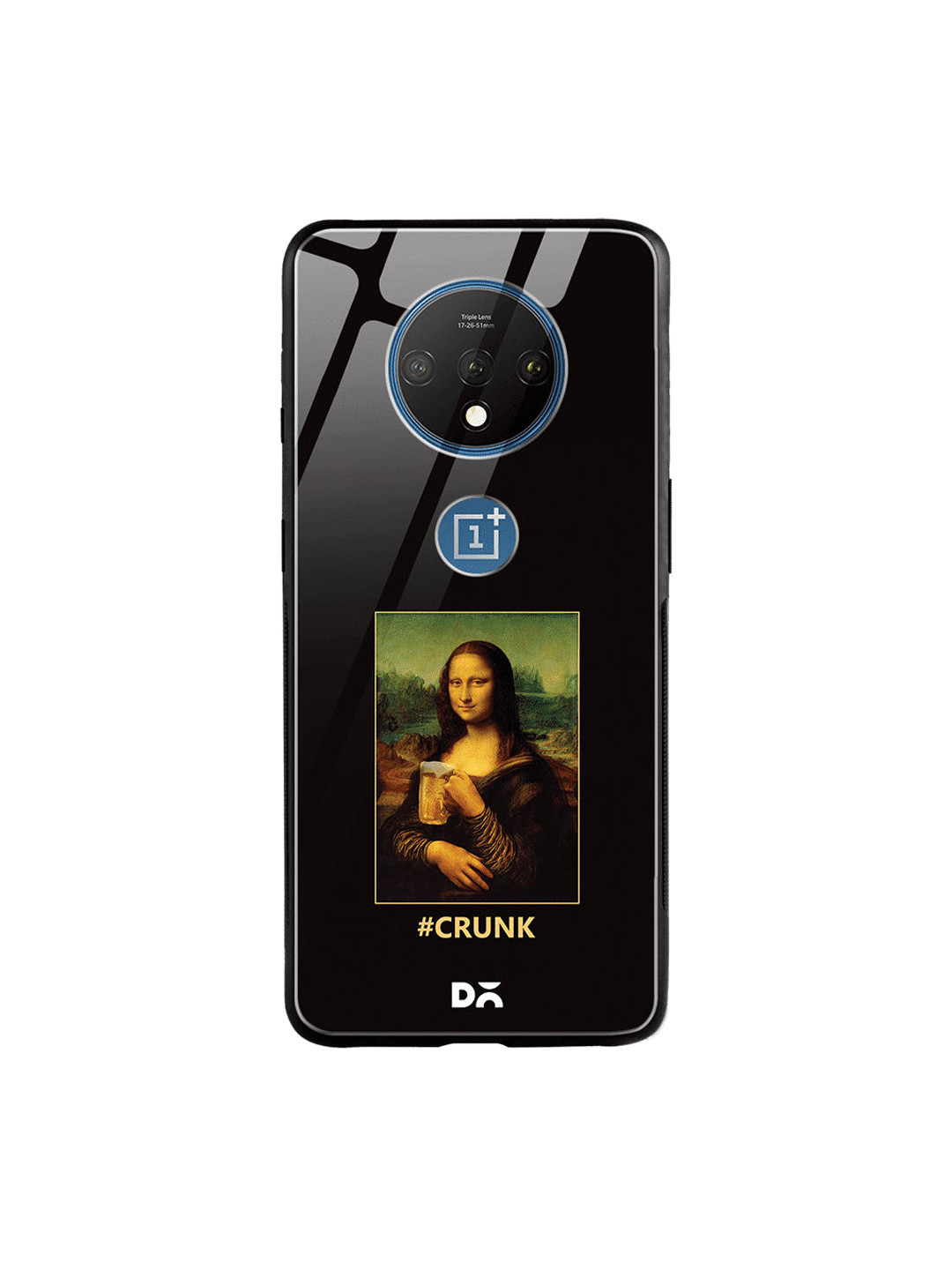 

DailyObjects Black & Brown Crunk OnePlus 7T Glass Cover