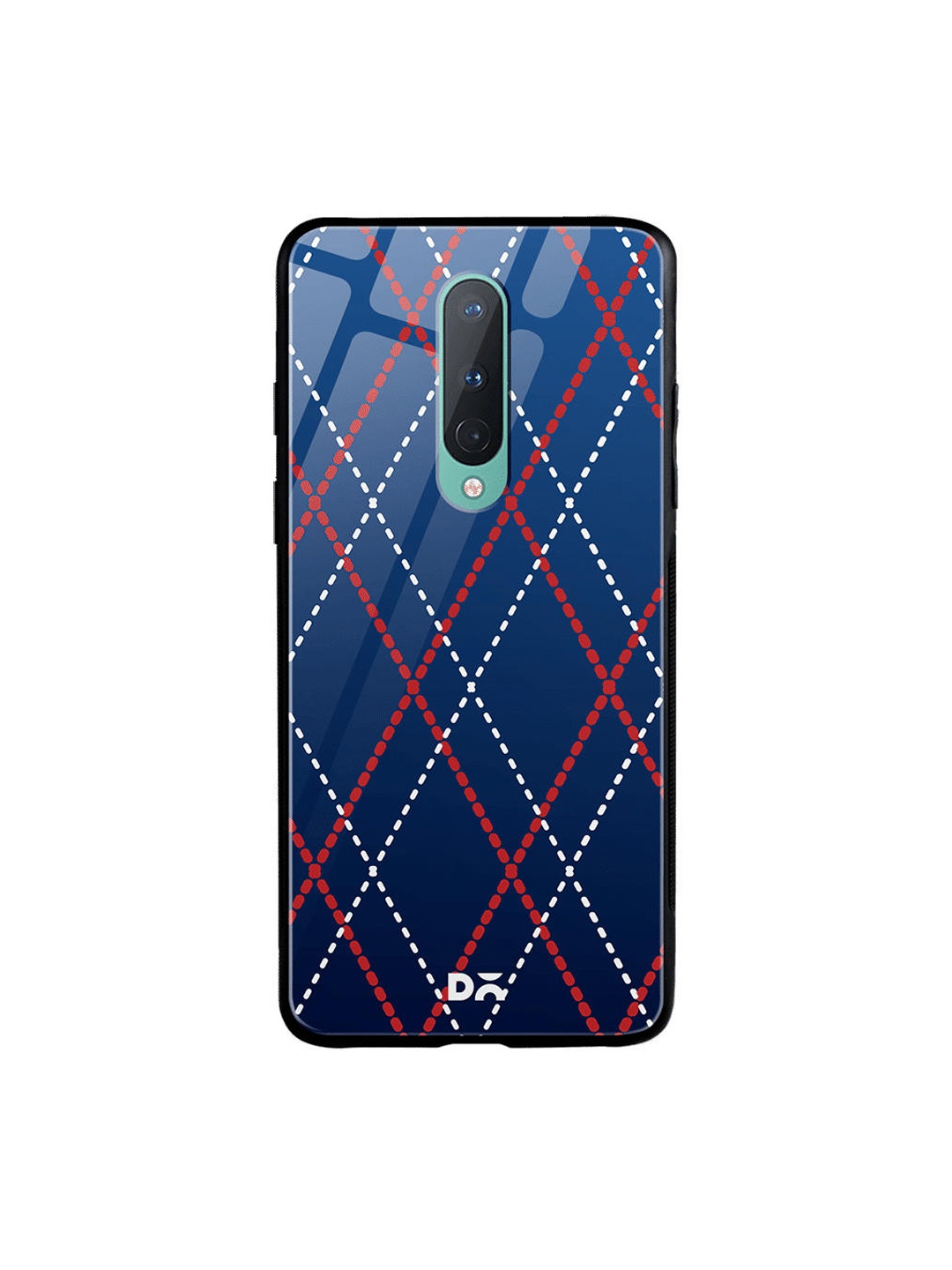 

DailyObjects Blue & White Nightfall Diamond Rope OnePlus 8 Glass Case