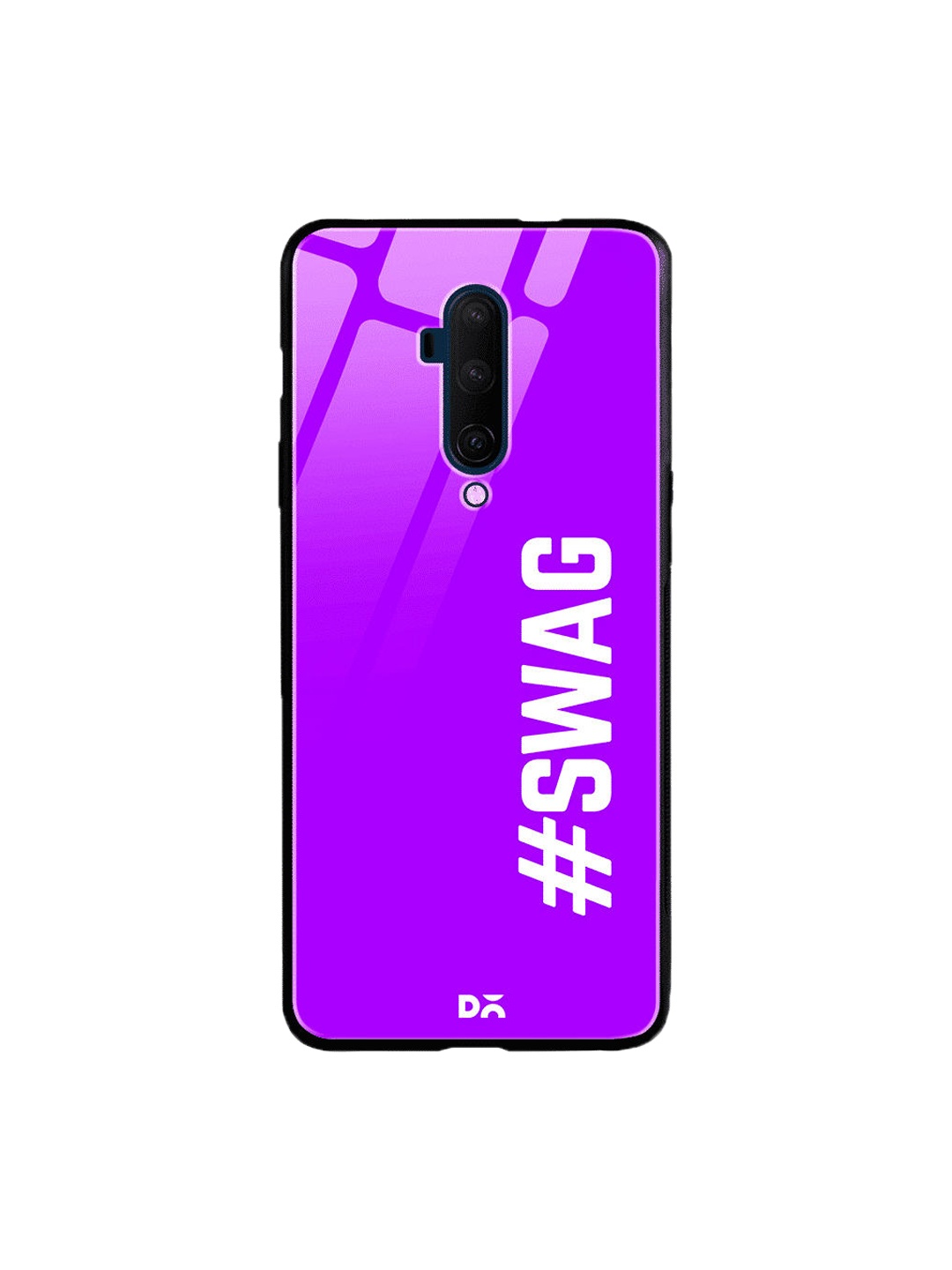 

DailyObjects Purple & White Swag OnePlus 7 Pro Glass Case