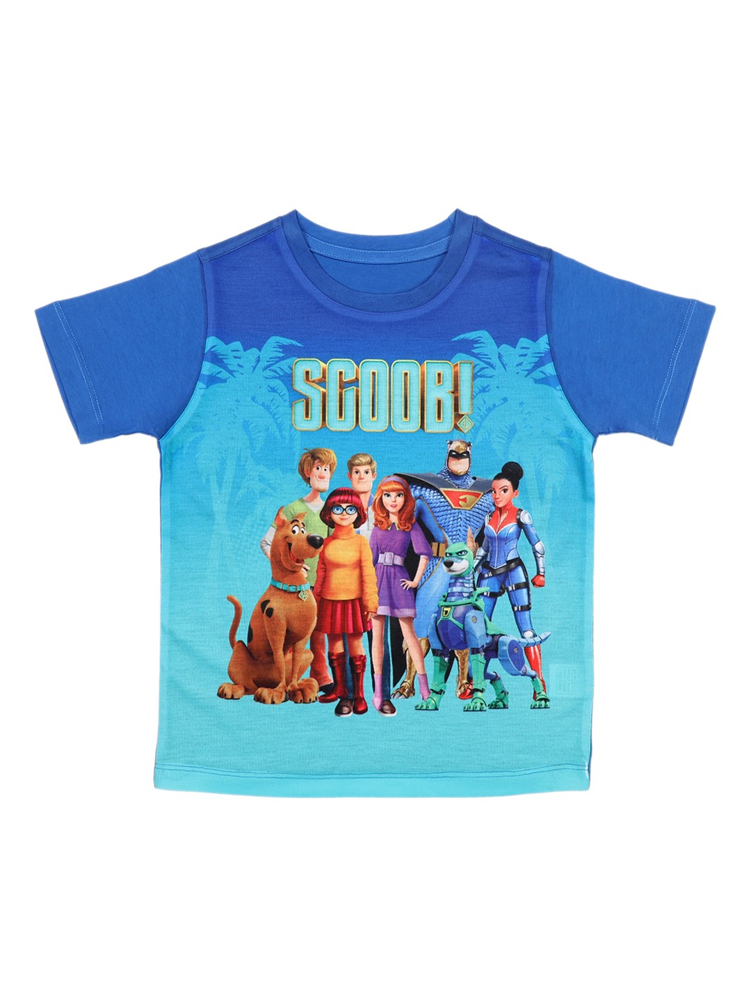 

Scooby-Doo Boys Blue Printed Round Neck T-shirt