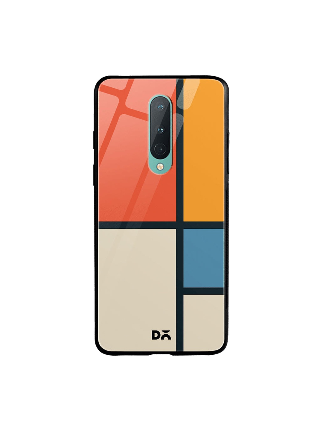 

DailyObjects Orange & Brown Orange Window OnePlus 8 Glass Case