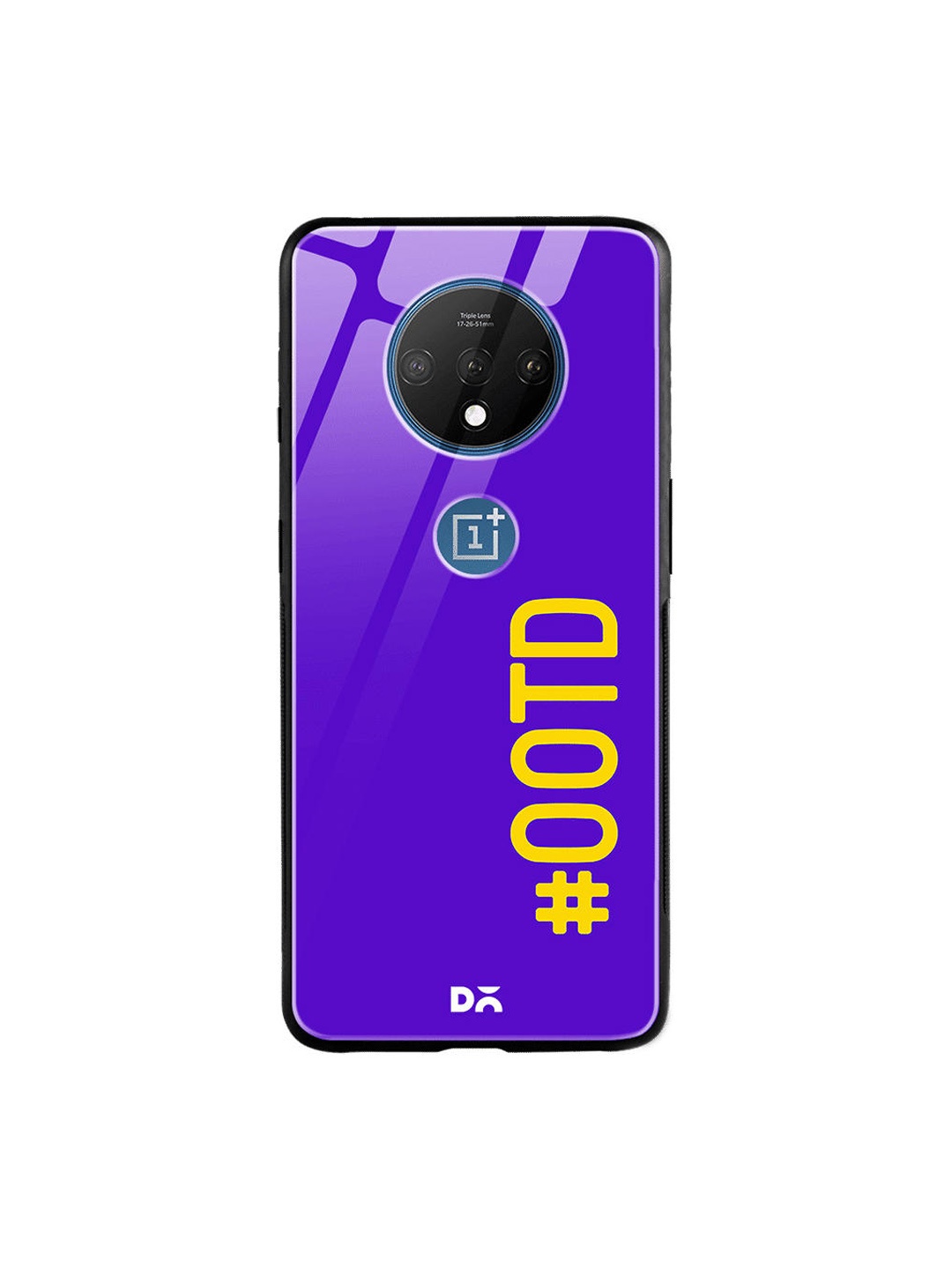 

DailyObjects Blue & Yellow OOTD OnePlus 7T Glass Case