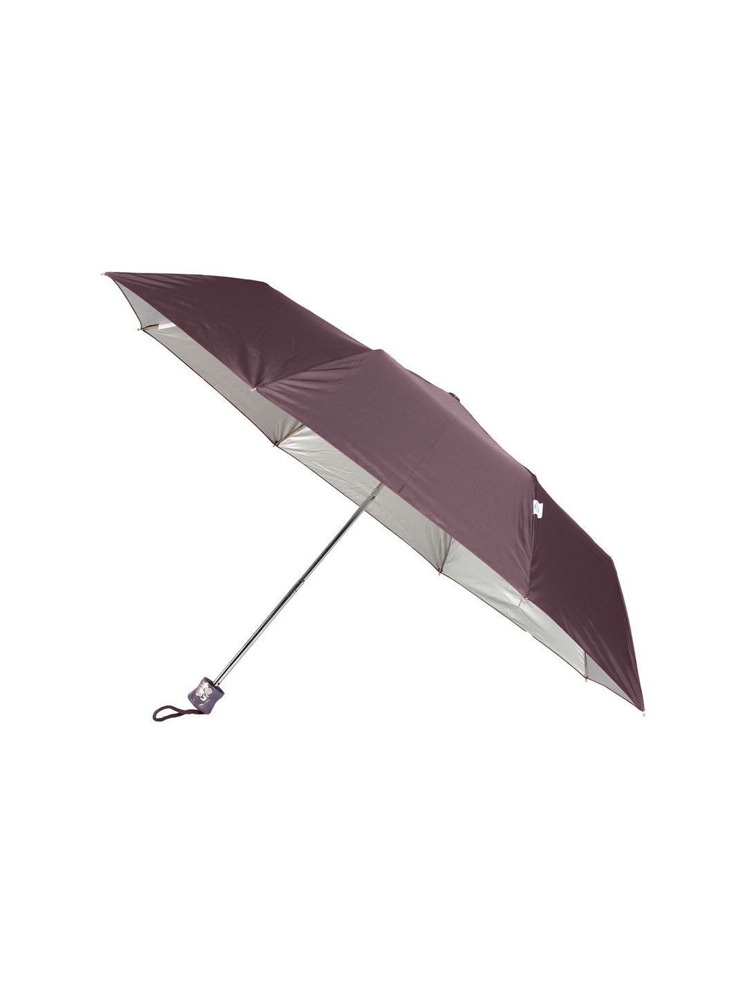 

Johns Unisex Mauve Solid 3-Fold Automatic Umbrella