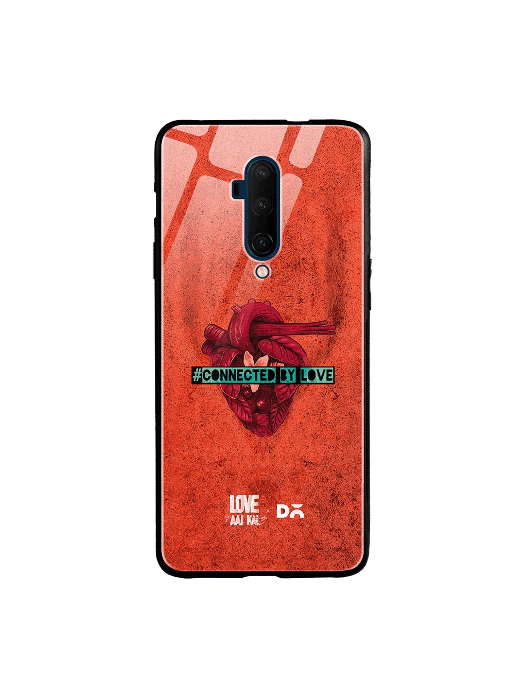 

DailyObjects Orange & Red Love Beat OnePlus 7 Pro Glass Case