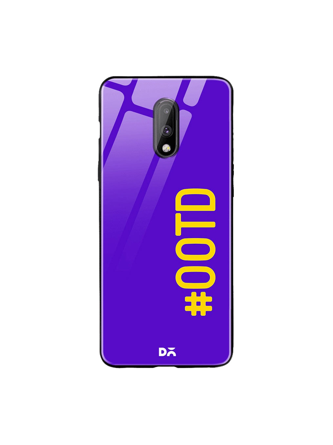 

DailyObjects Blue & Yellow OOTD OnePlus 7 Glass Case
